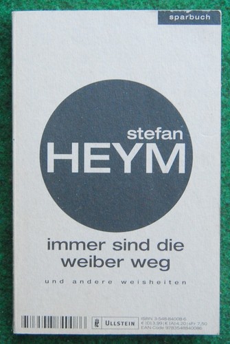 Stefan heym immer sind die - heym,