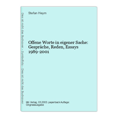 Offene worte eigener - offene, sache