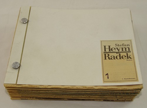 Stefan heym radek roman - radek, .